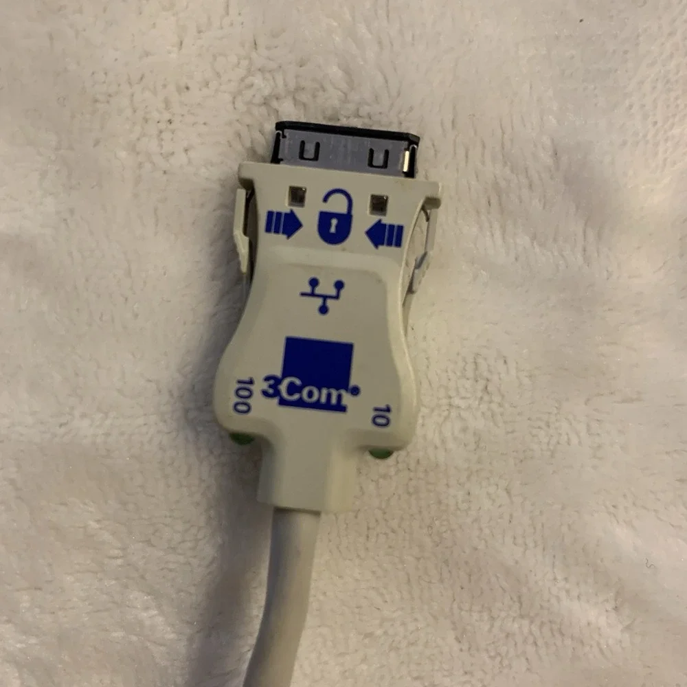 3Com PCMCIA‎ Ethernet Dongle Cable Adapter 07-0337-002